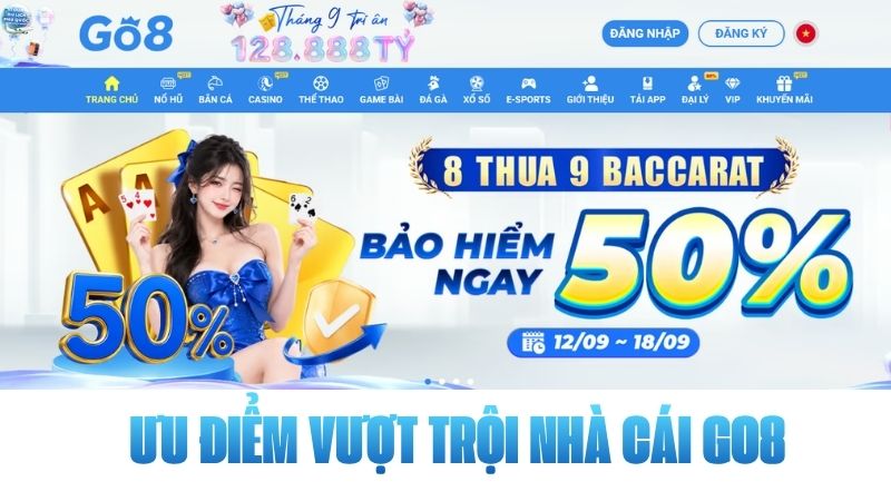 Lý do người chơi nên đăng ký tài khoản tại Go8